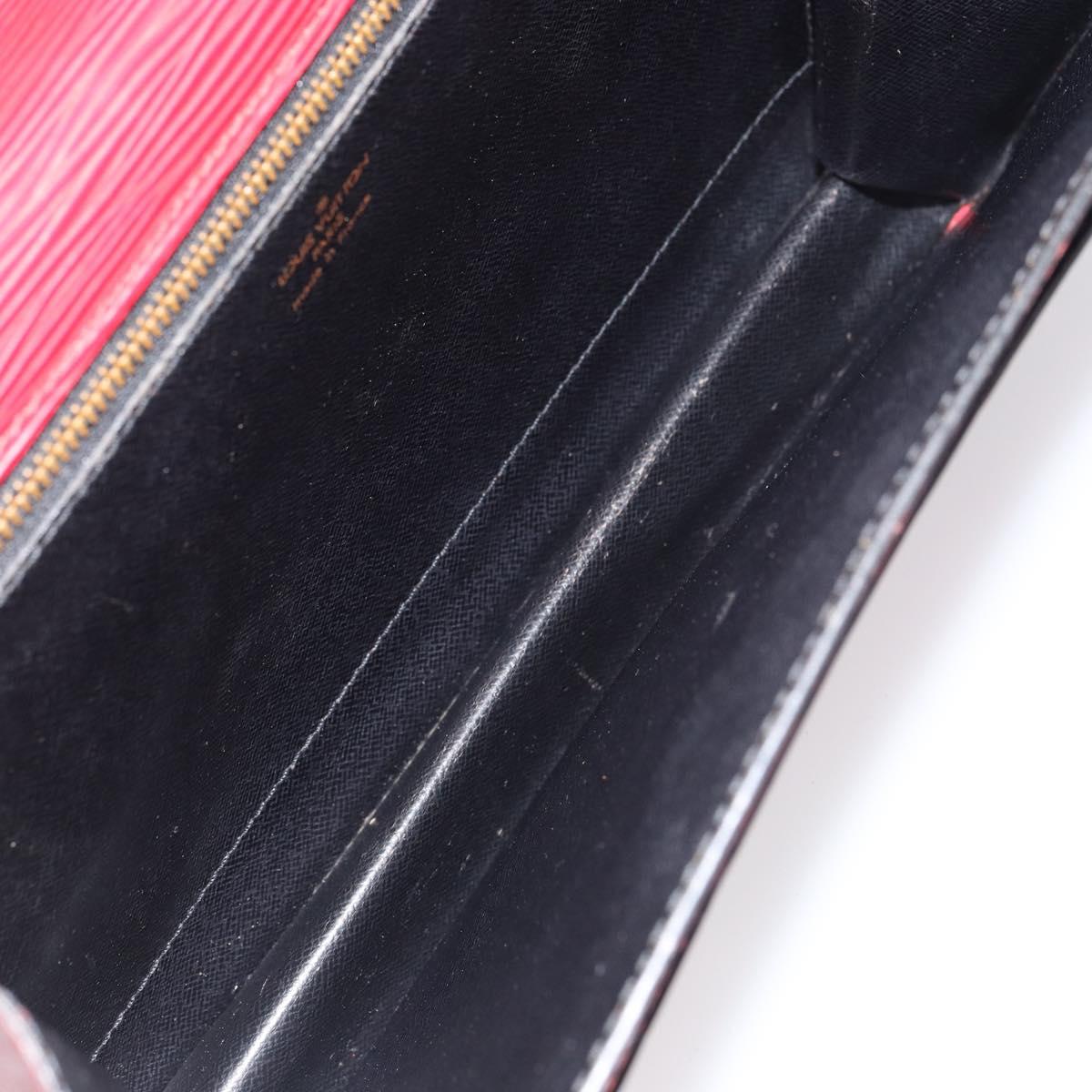 LOUIS VUITTON Epi Monceau 28 Hand Bag Red M40783 LV Auth ka420