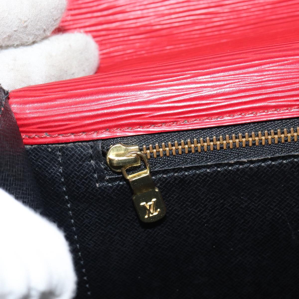 LOUIS VUITTON Epi Monceau 28 Hand Bag Red M40783 LV Auth ka420