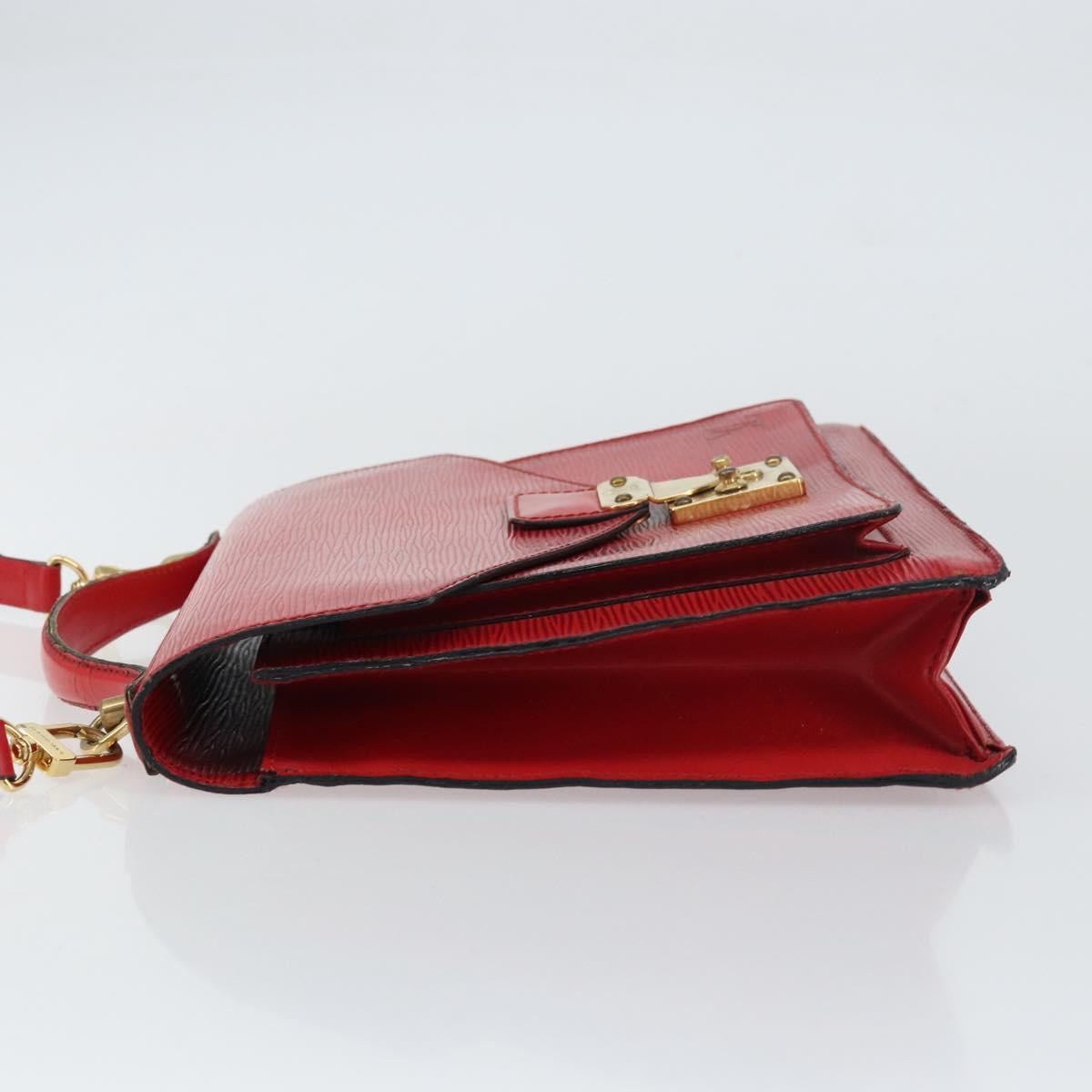 LOUIS VUITTON Epi Monceau 28 Hand Bag Red M40783 LV Auth ka420