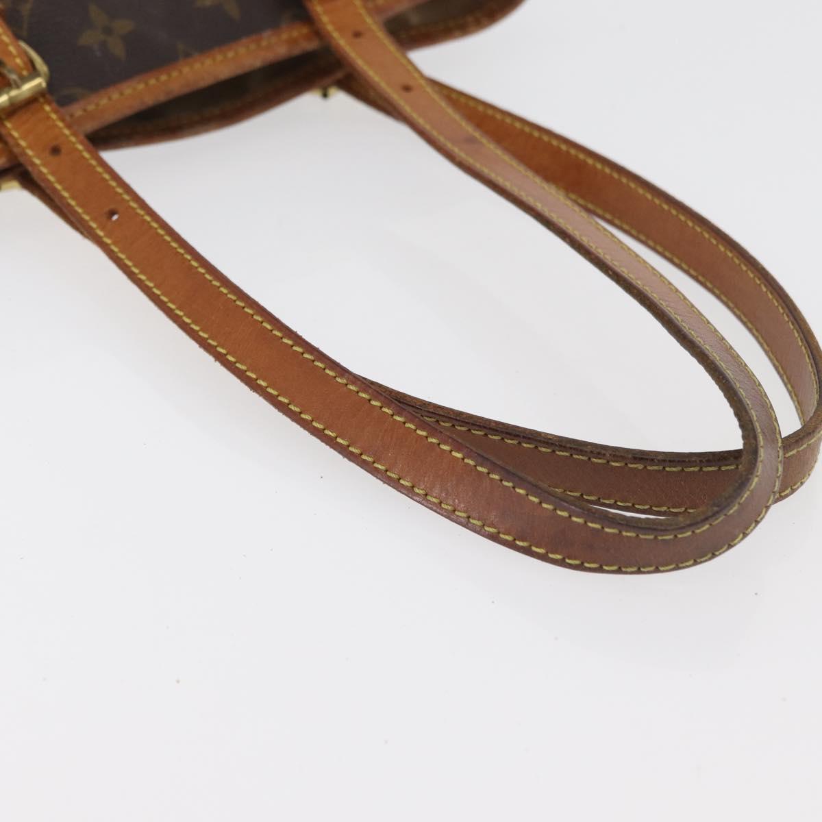 LOUIS VUITTON Monogram Bucket PM Shoulder Bag M42238 LV Auth ka4204