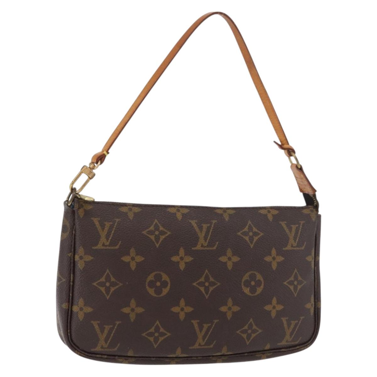 LOUIS VUITTON Monogram Pochette Accessoires Pouch M51980 LV Auth ka4205A