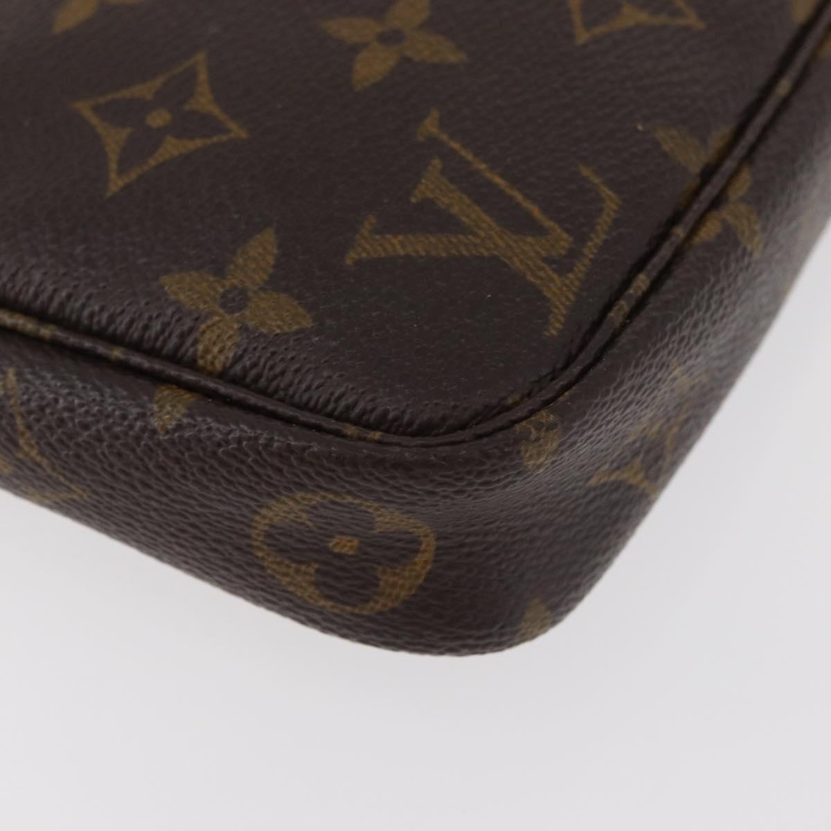 LOUIS VUITTON Monogram Pochette Accessoires Pouch M51980 LV Auth ka4205A