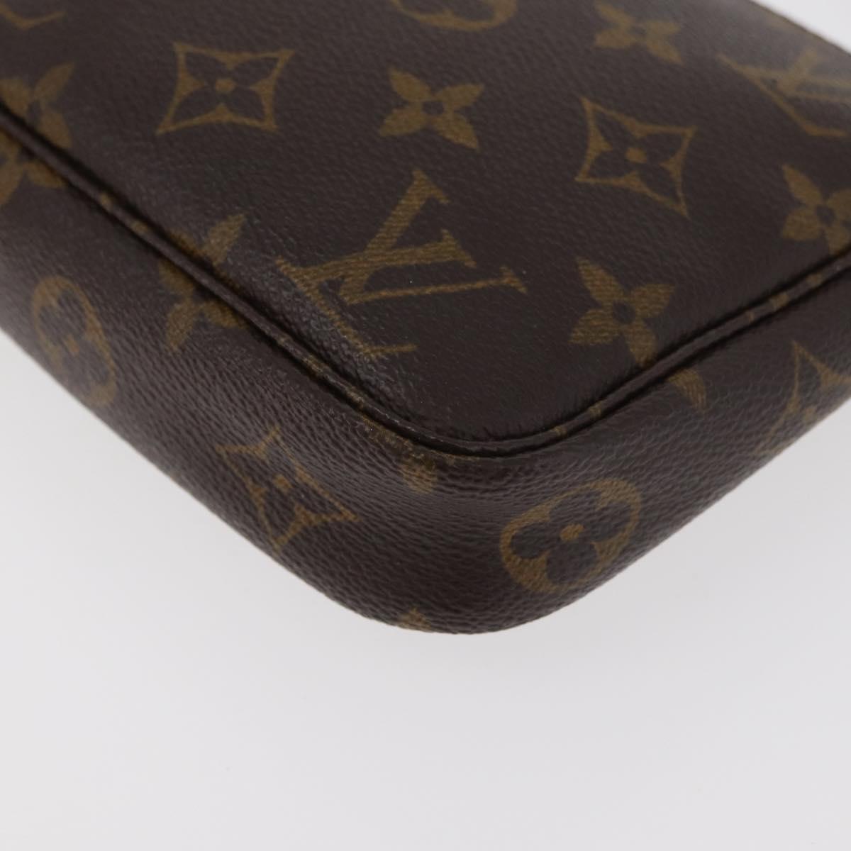 LOUIS VUITTON Monogram Pochette Accessoires Pouch M51980 LV Auth ka4205A