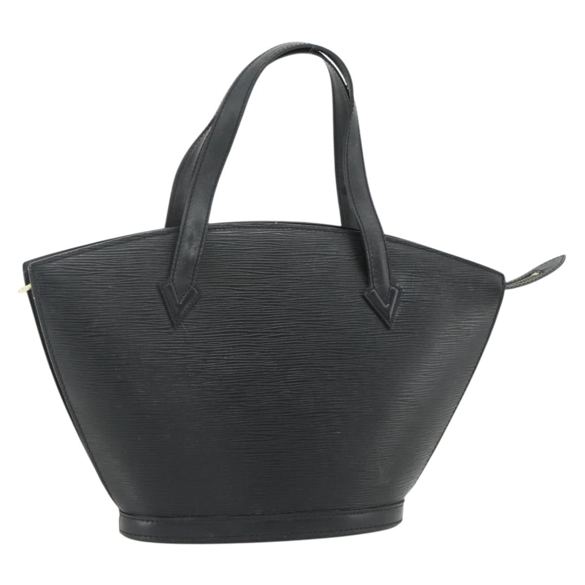 LOUIS VUITTON Epi Saint Jacques Hand Bag Black M52272 LV Auth ka4214