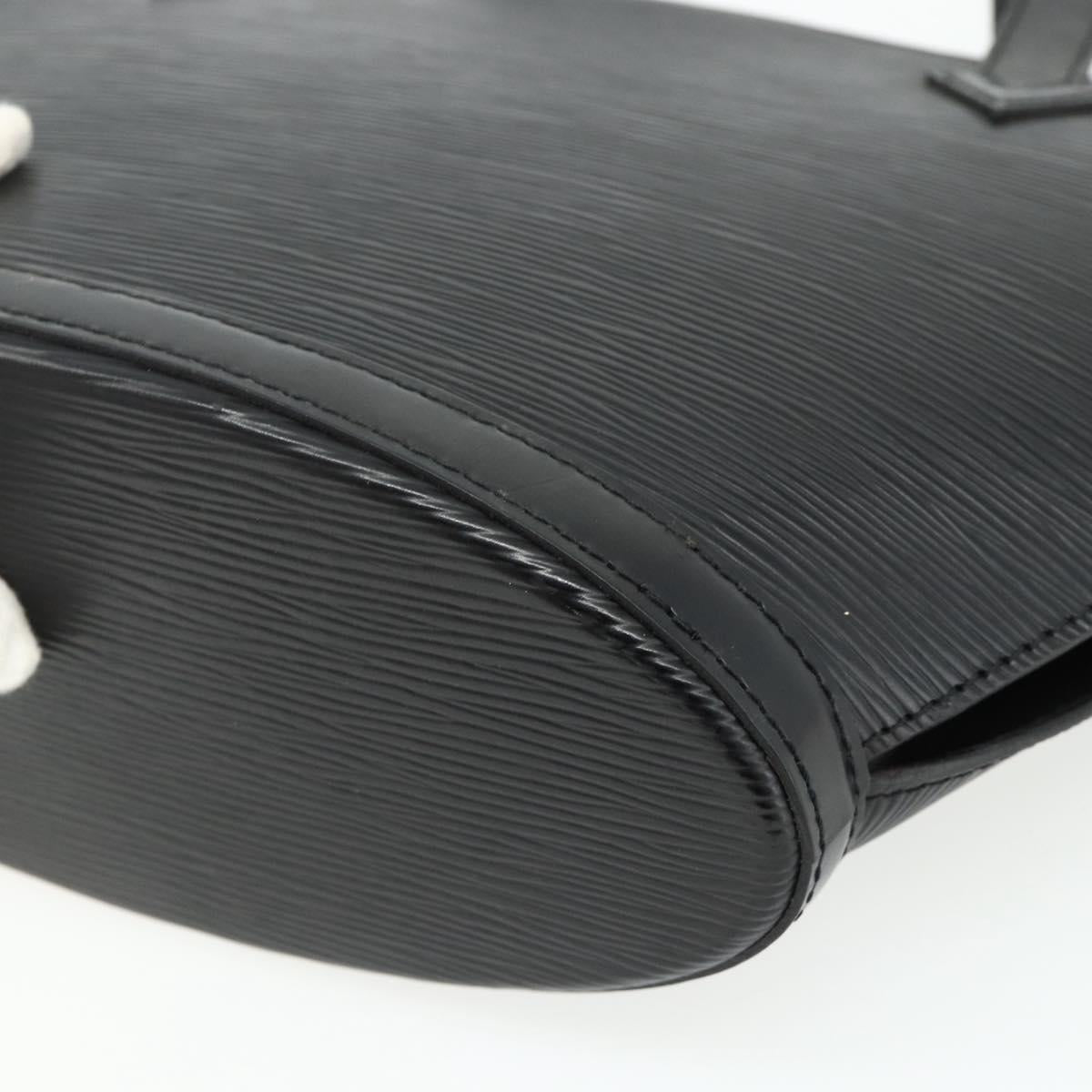 LOUIS VUITTON Epi Saint Jacques Hand Bag Black M52272 LV Auth ka4214