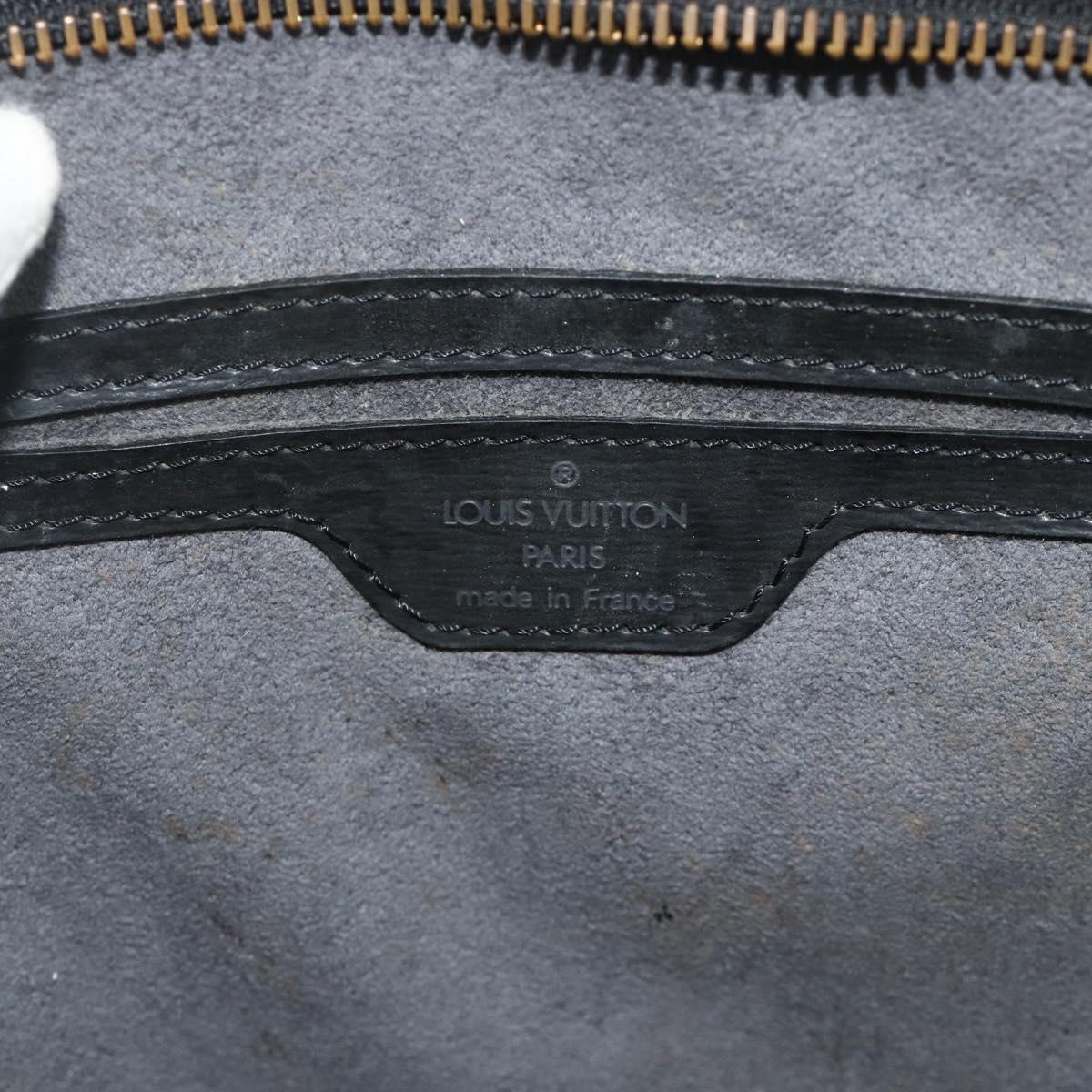 LOUIS VUITTON Epi Saint Jacques Hand Bag Black M52272 LV Auth ka4214