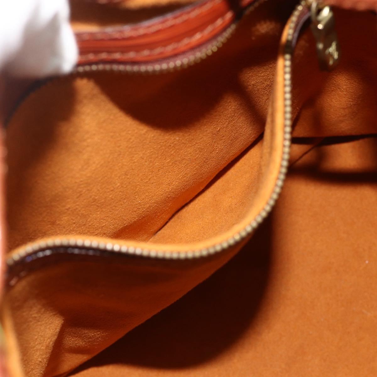 LOUIS VUITTON Epi Petit Noe Shoulder Bag Brown M44103 LV Auth ka4218