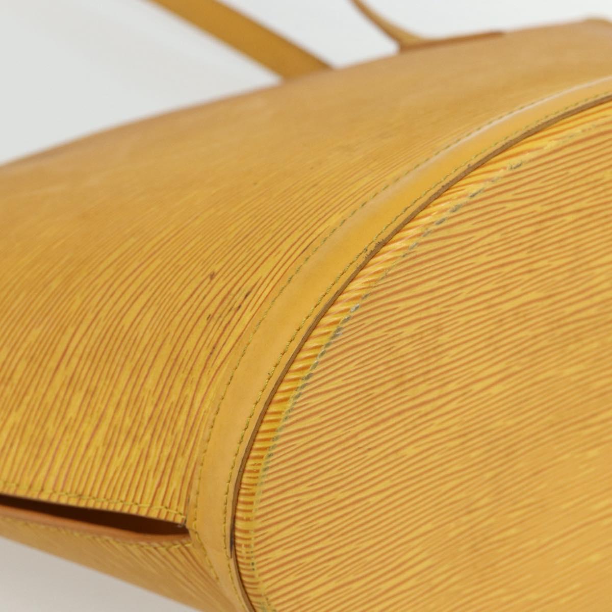 LOUIS VUITTON Epi Saint Jacques Shopping Bag Yellow M52269 LV Auth ka4227