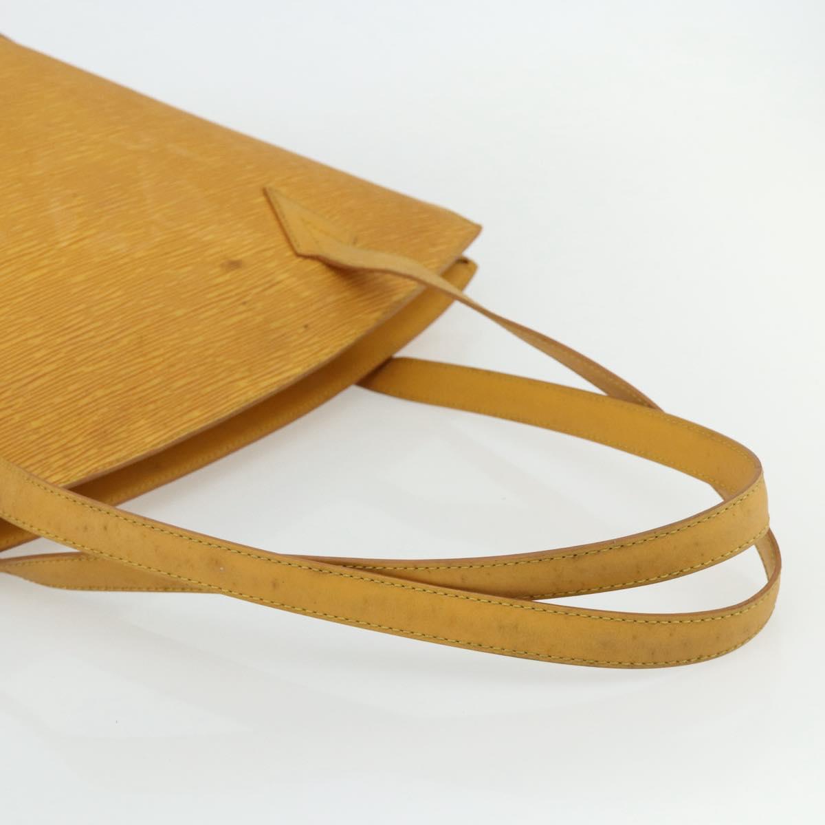 LOUIS VUITTON Epi Saint Jacques Shopping Bag Yellow M52269 LV Auth ka4227