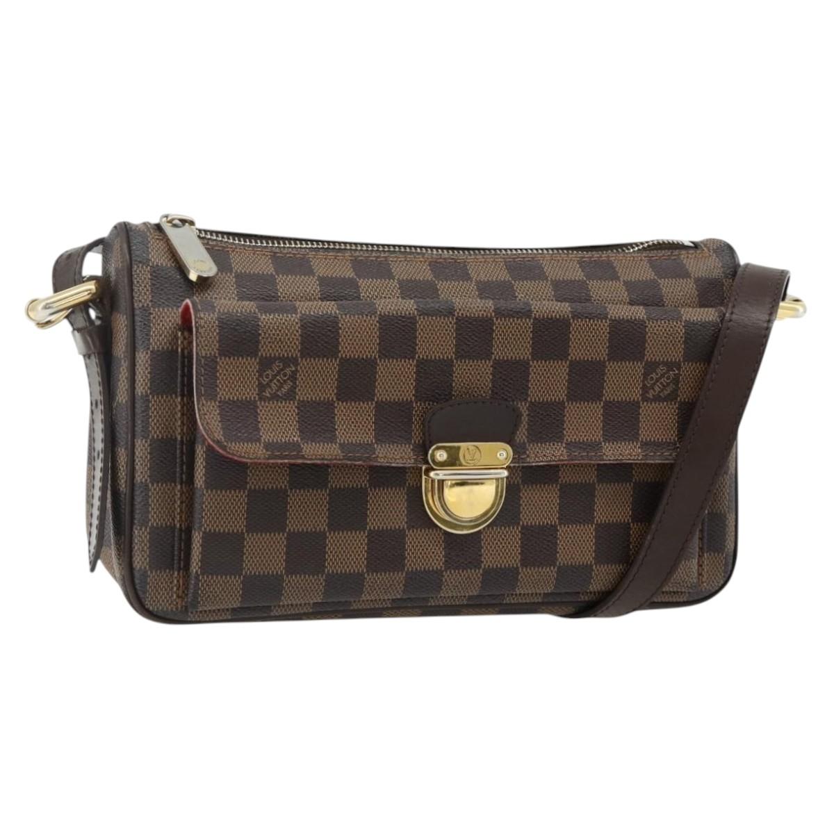 LOUIS VUITTON Damier Ebene Ravello GM Shoulder Bag N60006 LV Auth ka4235