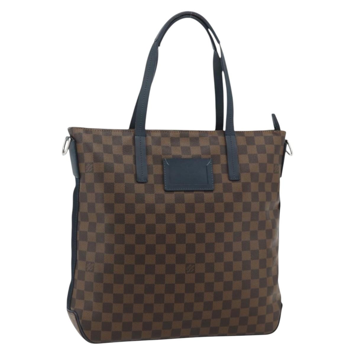 LOUIS VUITTON Damier Ebene Herald Tote Bag N41255 LV Auth ka4237