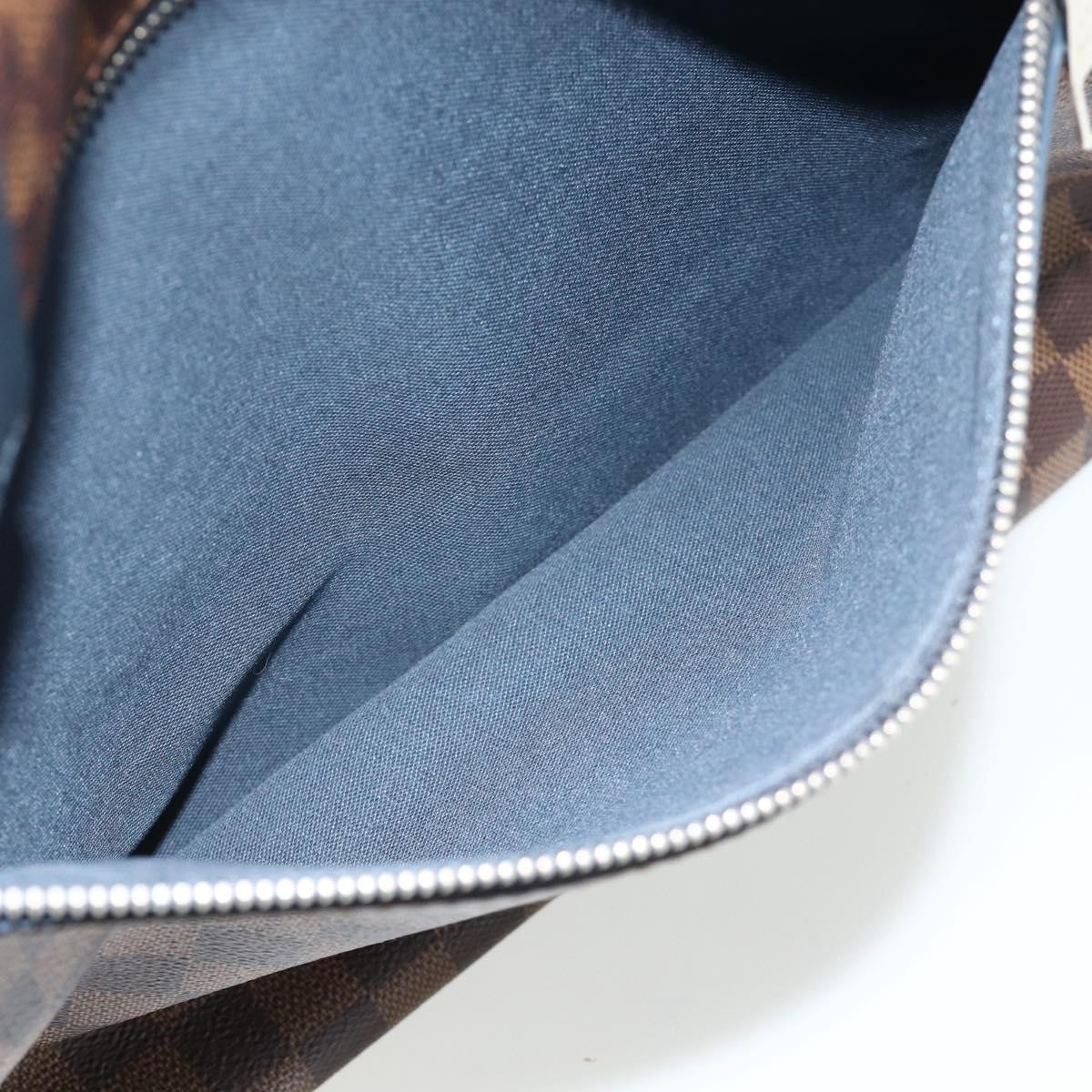 LOUIS VUITTON Damier Ebene Herald Tote Bag N41255 LV Auth ka4237