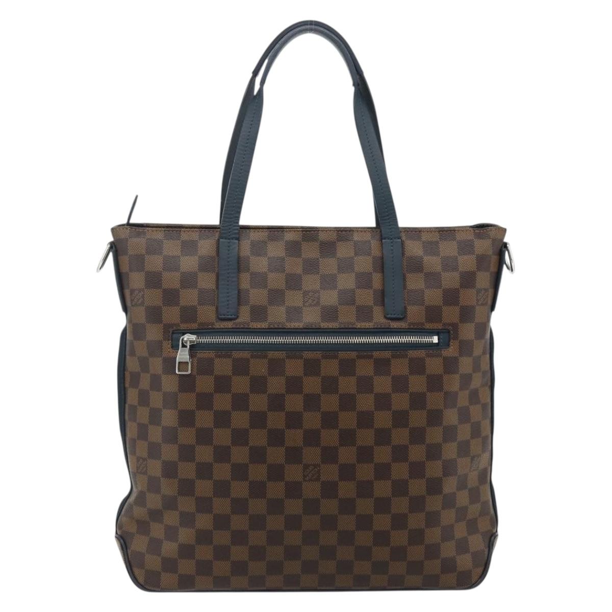 LOUIS VUITTON Damier Ebene Herald Tote Bag N41255 LV Auth ka4237