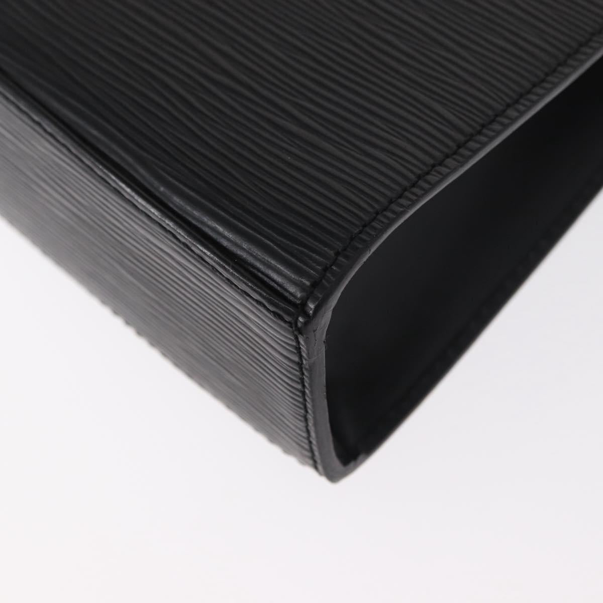 LOUIS VUITTON Epi Malesherbes Hand Bag Black M52372 LV Auth ka424