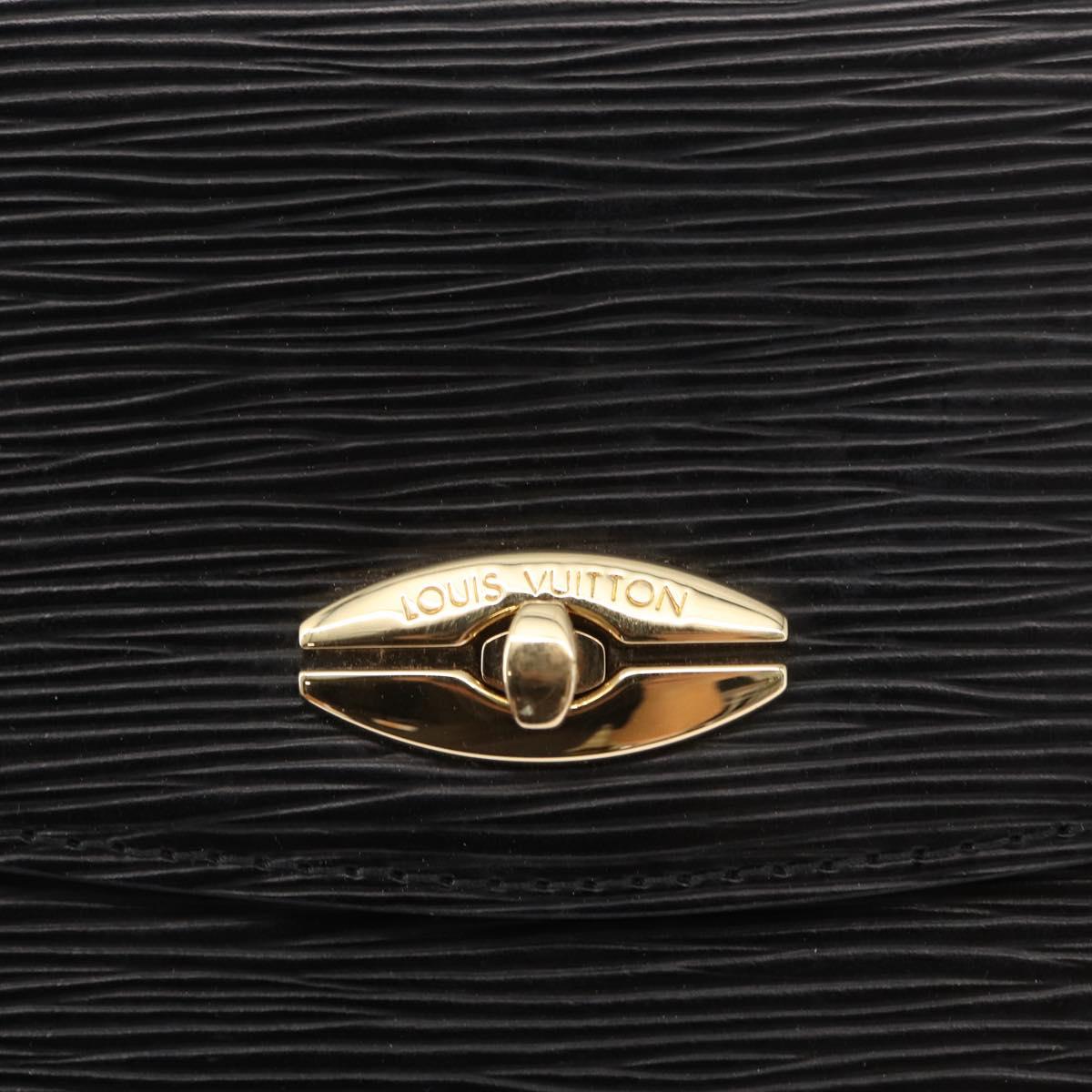 LOUIS VUITTON Epi Malesherbes Hand Bag Black M52372 LV Auth ka424