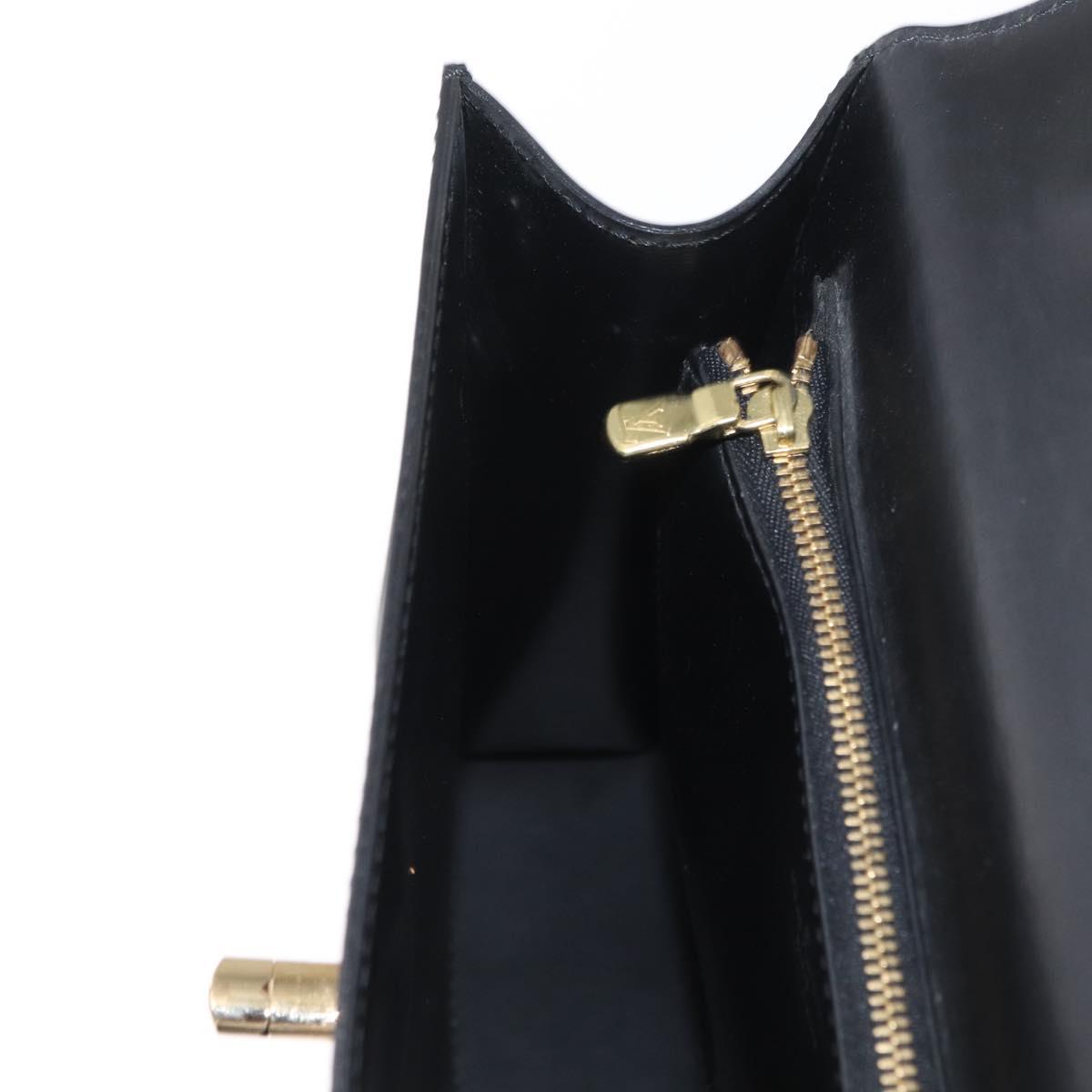 LOUIS VUITTON Epi Malesherbes Hand Bag Black M52372 LV Auth ka424