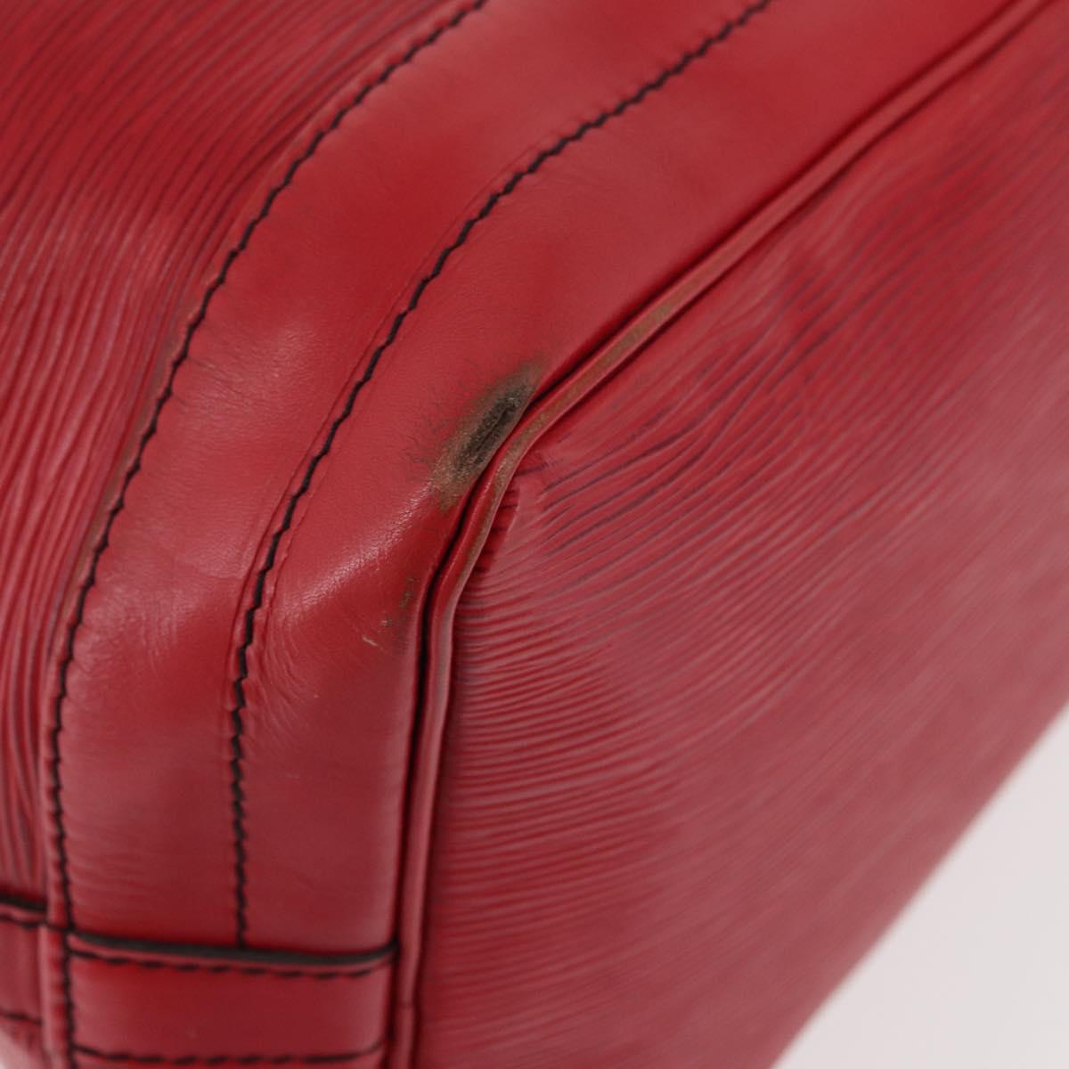 LOUIS VUITTON Epi Noe Shoulder Bag Red M44007 LV Auth ka4241