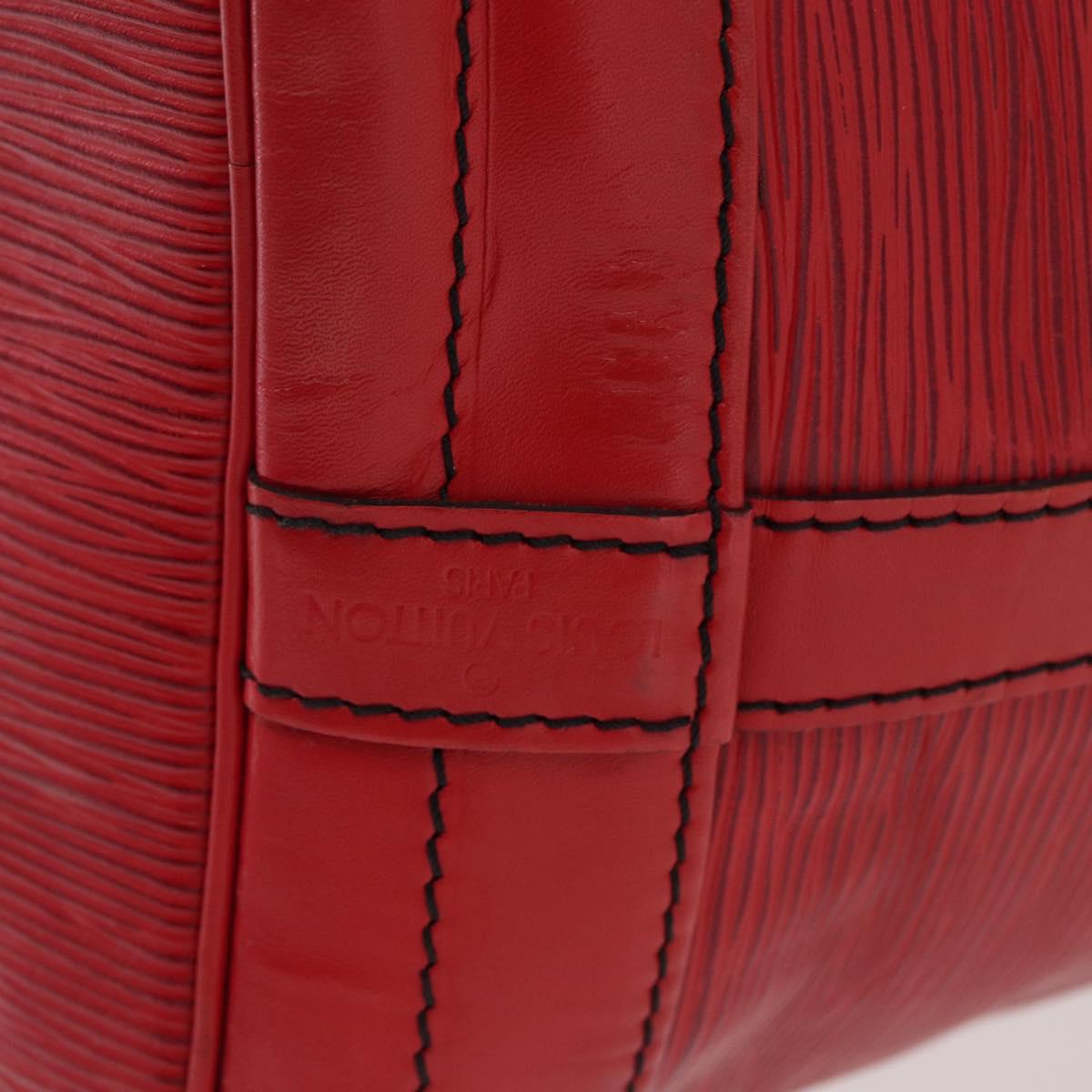 LOUIS VUITTON Epi Noe Shoulder Bag Red M44007 LV Auth ka4241