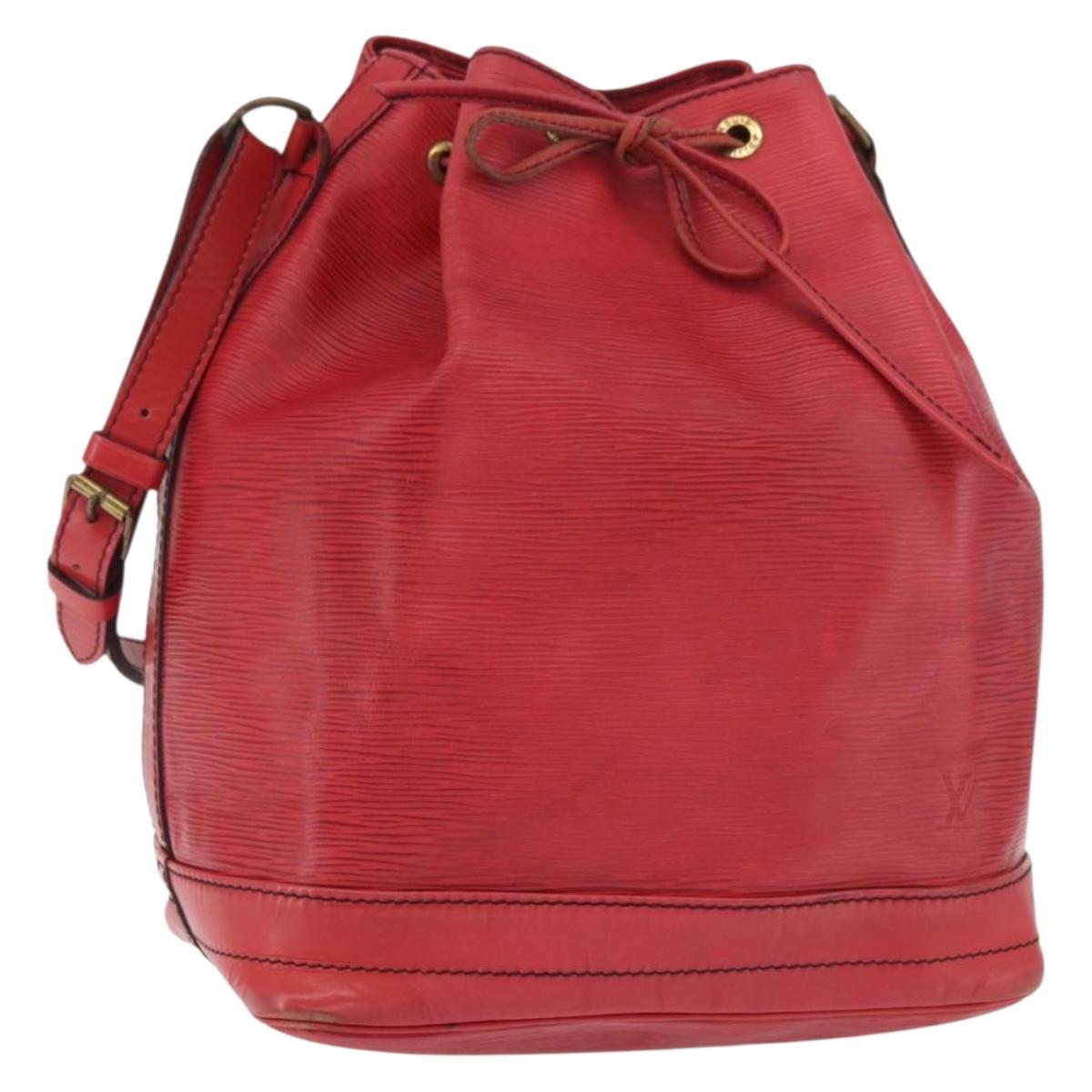 LOUIS VUITTON Epi Noe Shoulder Bag Red M44007 LV Auth ka4241