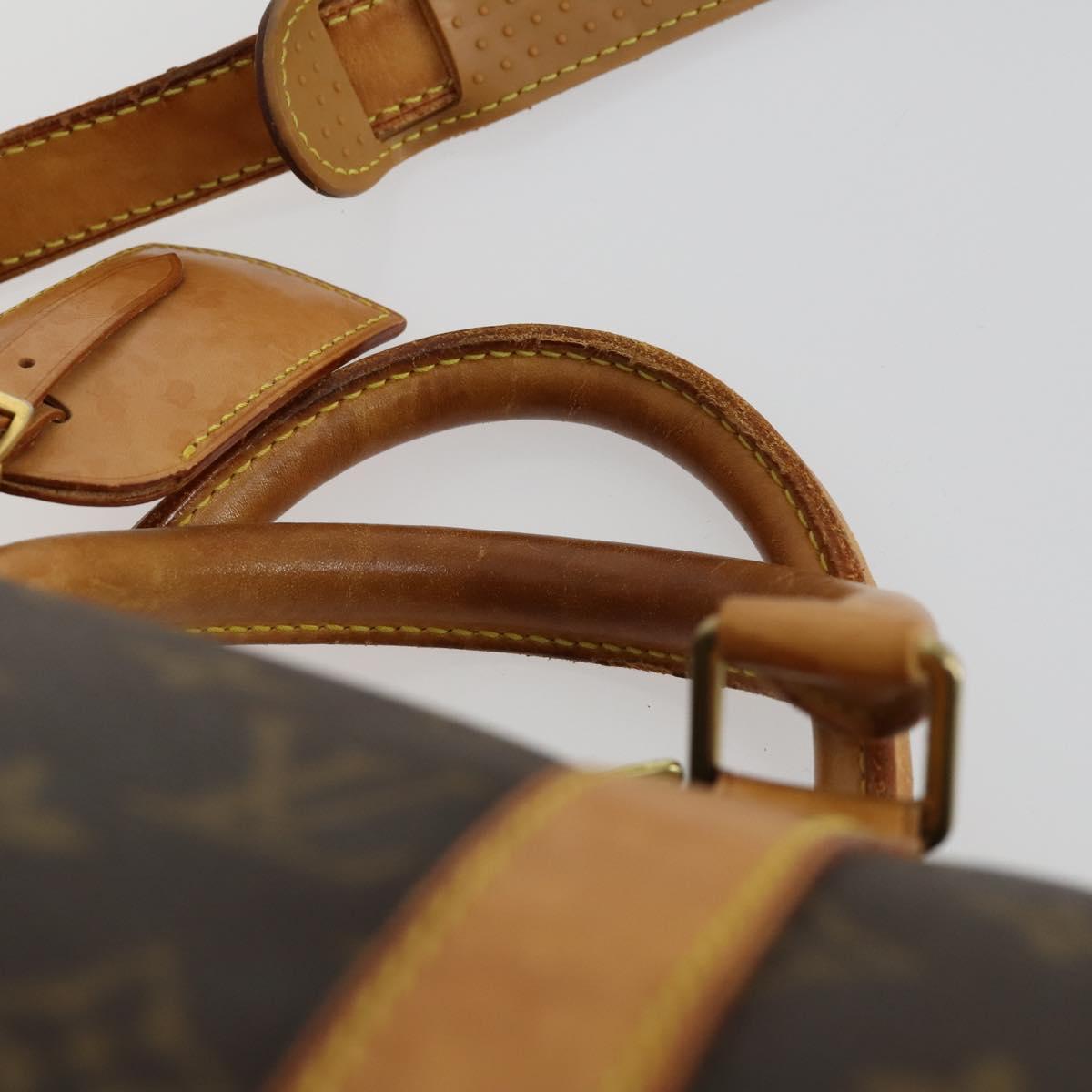 LOUIS VUITTON Monogram Keepall Bandouliere 50 Boston Bag M41416 LV Auth ka425