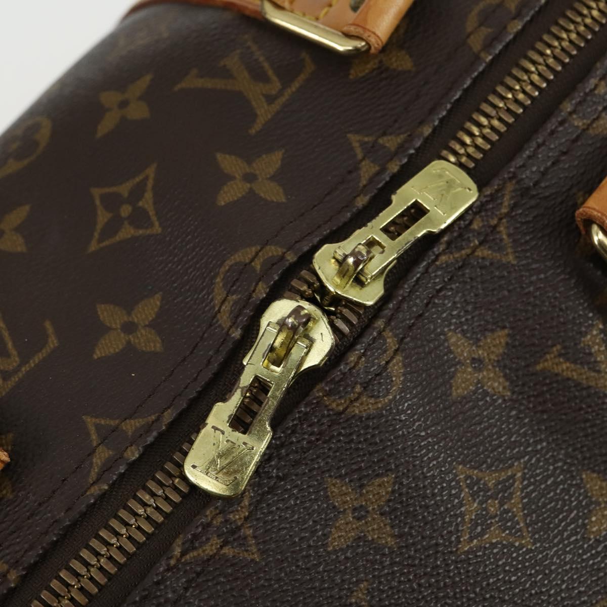 LOUIS VUITTON Monogram Keepall Bandouliere 50 Boston Bag M41416 LV Auth ka425