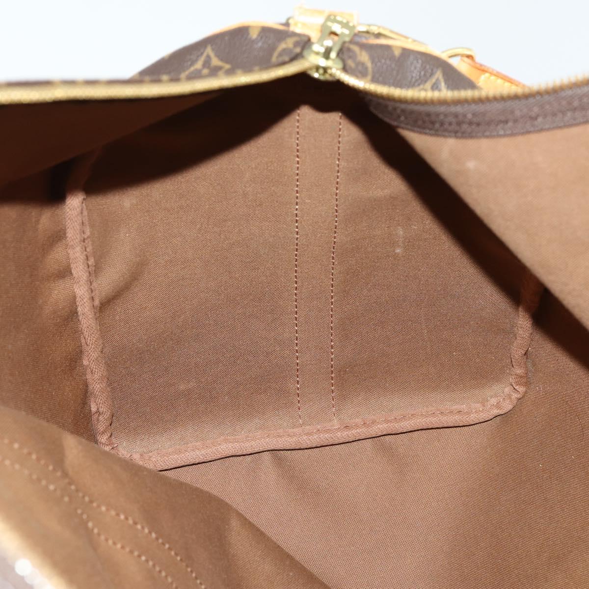 LOUIS VUITTON Monogram Keepall Bandouliere 50 Boston Bag M41416 LV Auth ka425