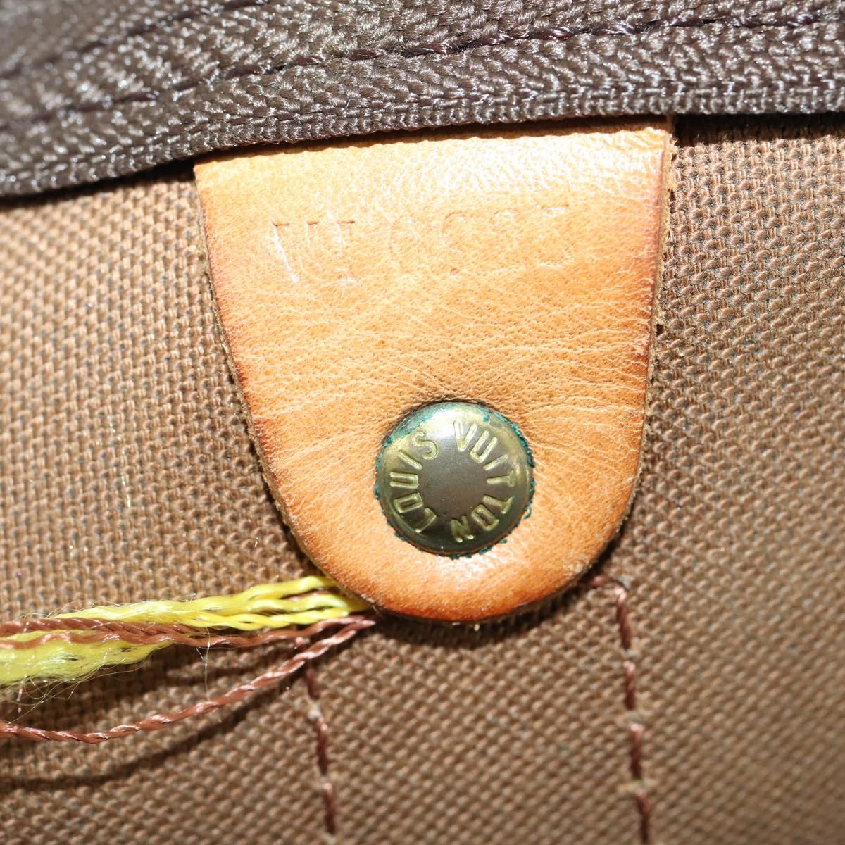 LOUIS VUITTON Monogram Keepall Bandouliere 50 Boston Bag M41416 LV Auth ka425