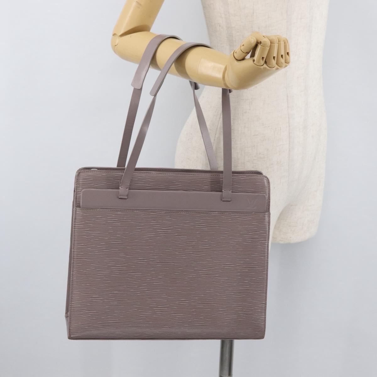 LOUIS VUITTON Epi Croisette PM Tote Bag Lilac M5249B LV Auth ka4250