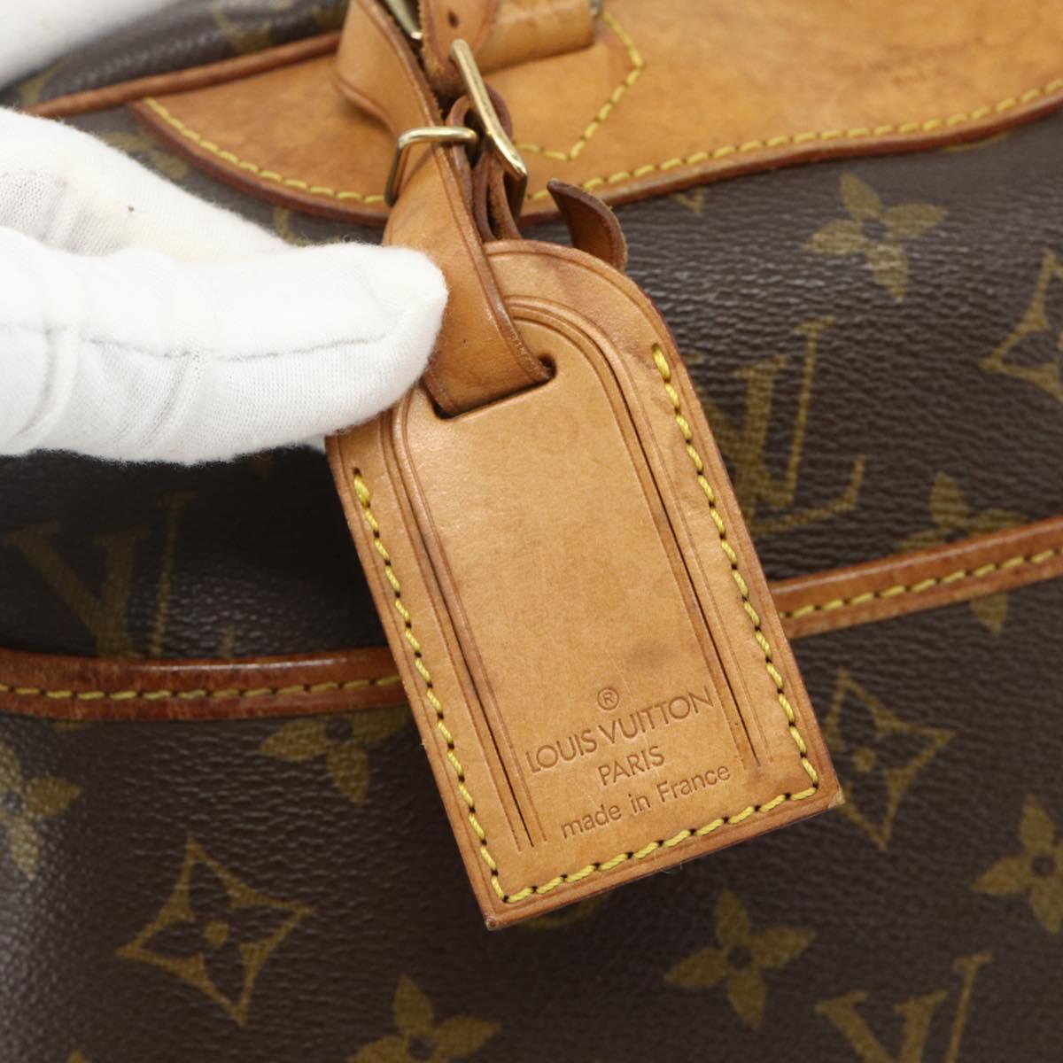 LOUIS VUITTON Monogram Deauville Hand Bag M47270 LV Auth ka4251