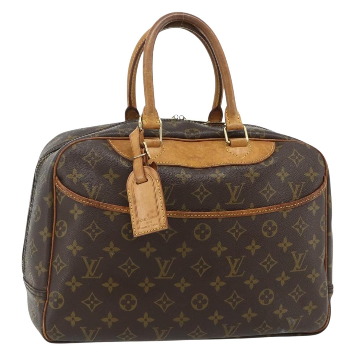 LOUIS VUITTON Monogram Deauville Hand Bag M47270 LV Auth ka4251