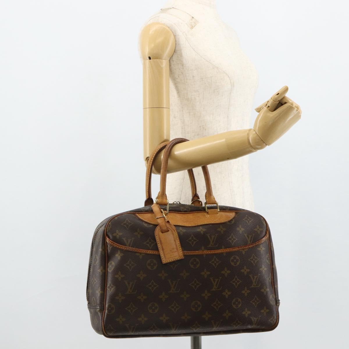 LOUIS VUITTON Monogram Deauville Hand Bag M47270 LV Auth ka4251