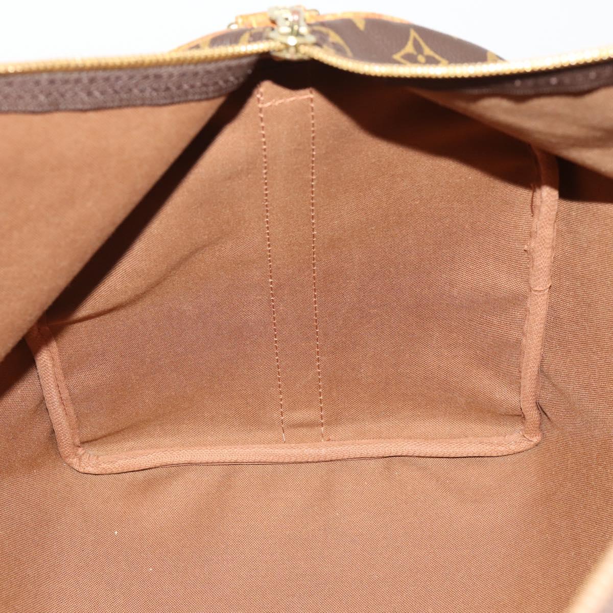 LOUIS VUITTON Monogram Keepall Bandouliere 50 Boston Bag M41416 LV Auth ka4258