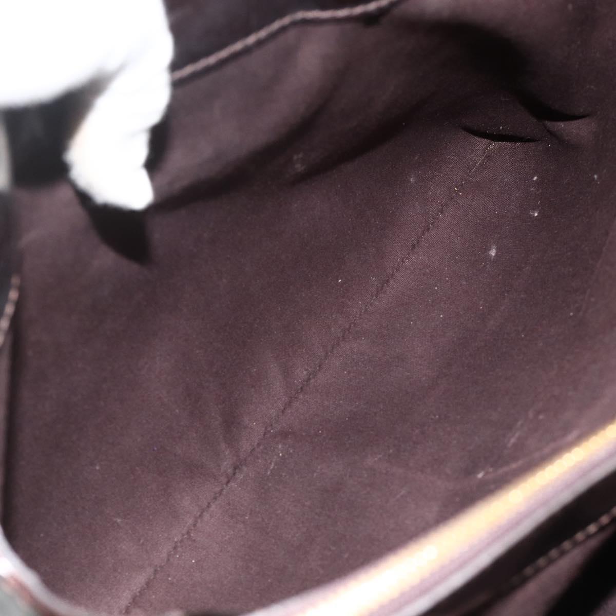 LOUIS VUITTON Monogram Vernis Melrose Avenue Bag Amarante M93757 LV Auth ka4259