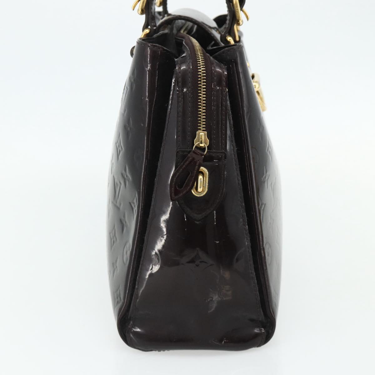 LOUIS VUITTON Monogram Vernis Melrose Avenue Bag Amarante M93757 LV Auth ka4259