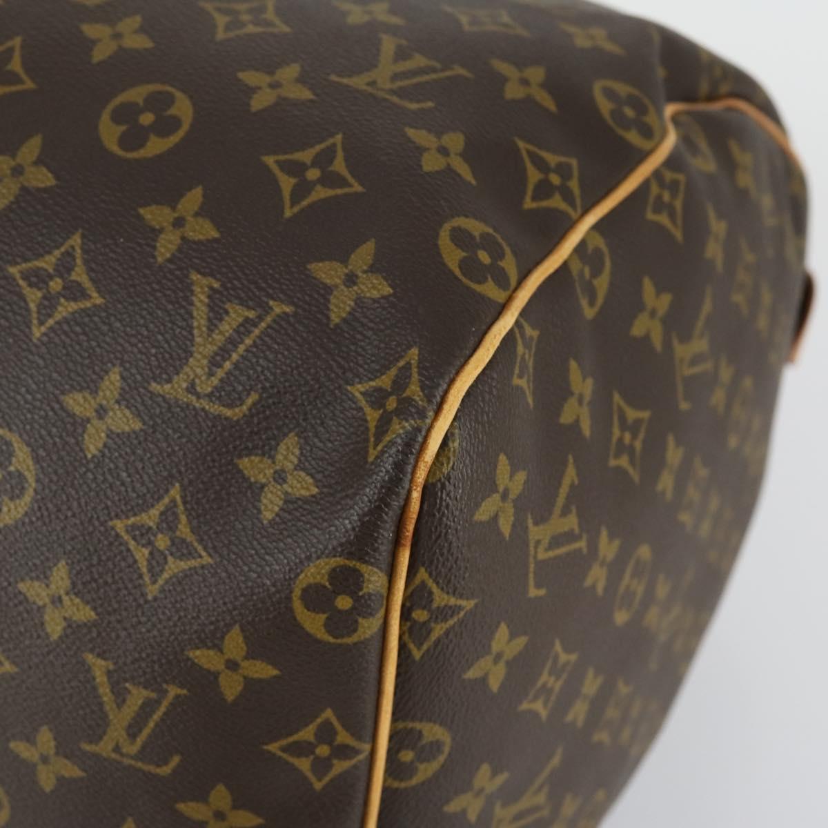 LOUIS VUITTON Monogram Keepall 55 Boston Bag M41424 LV Auth ka426