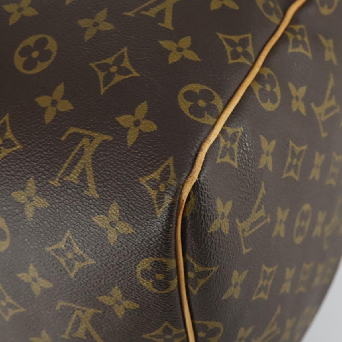 LOUIS VUITTON Monogram Keepall 55 Boston Bag M41424 LV Auth ka426
