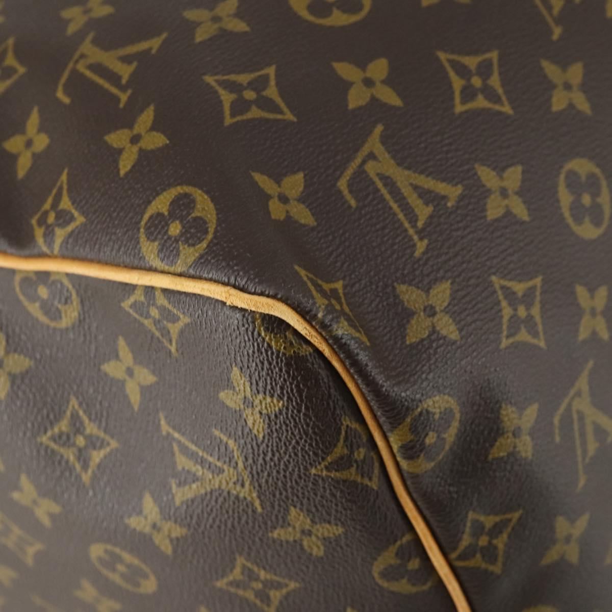 LOUIS VUITTON Monogram Keepall 55 Boston Bag M41424 LV Auth ka426
