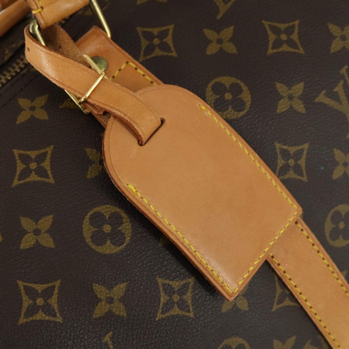 LOUIS VUITTON Monogram Keepall 55 Boston Bag M41424 LV Auth ka426