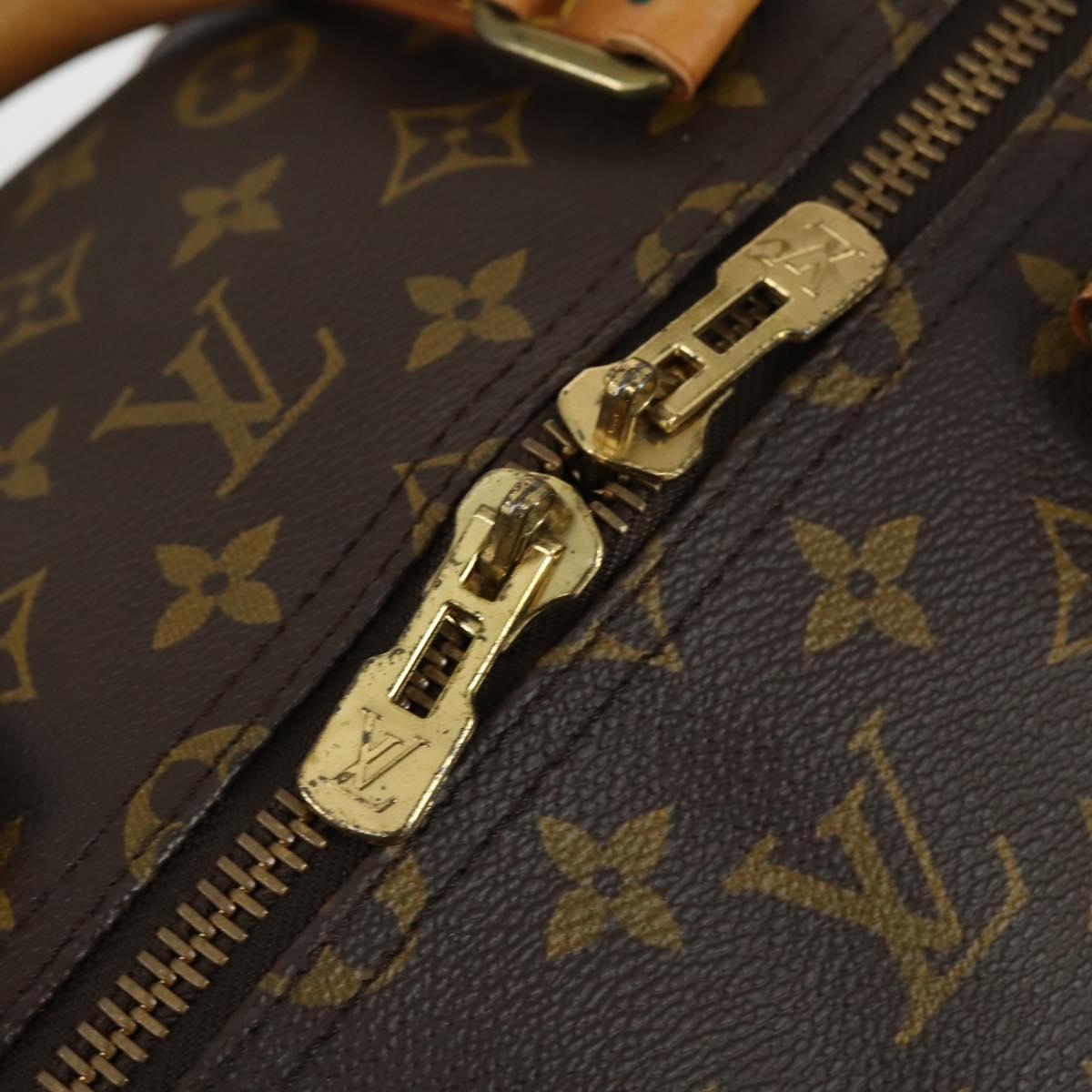 LOUIS VUITTON Monogram Keepall 55 Boston Bag M41424 LV Auth ka426