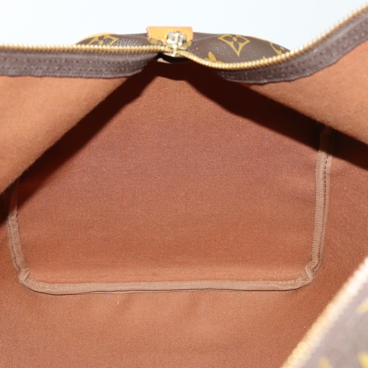 LOUIS VUITTON Monogram Keepall 55 Boston Bag M41424 LV Auth ka426