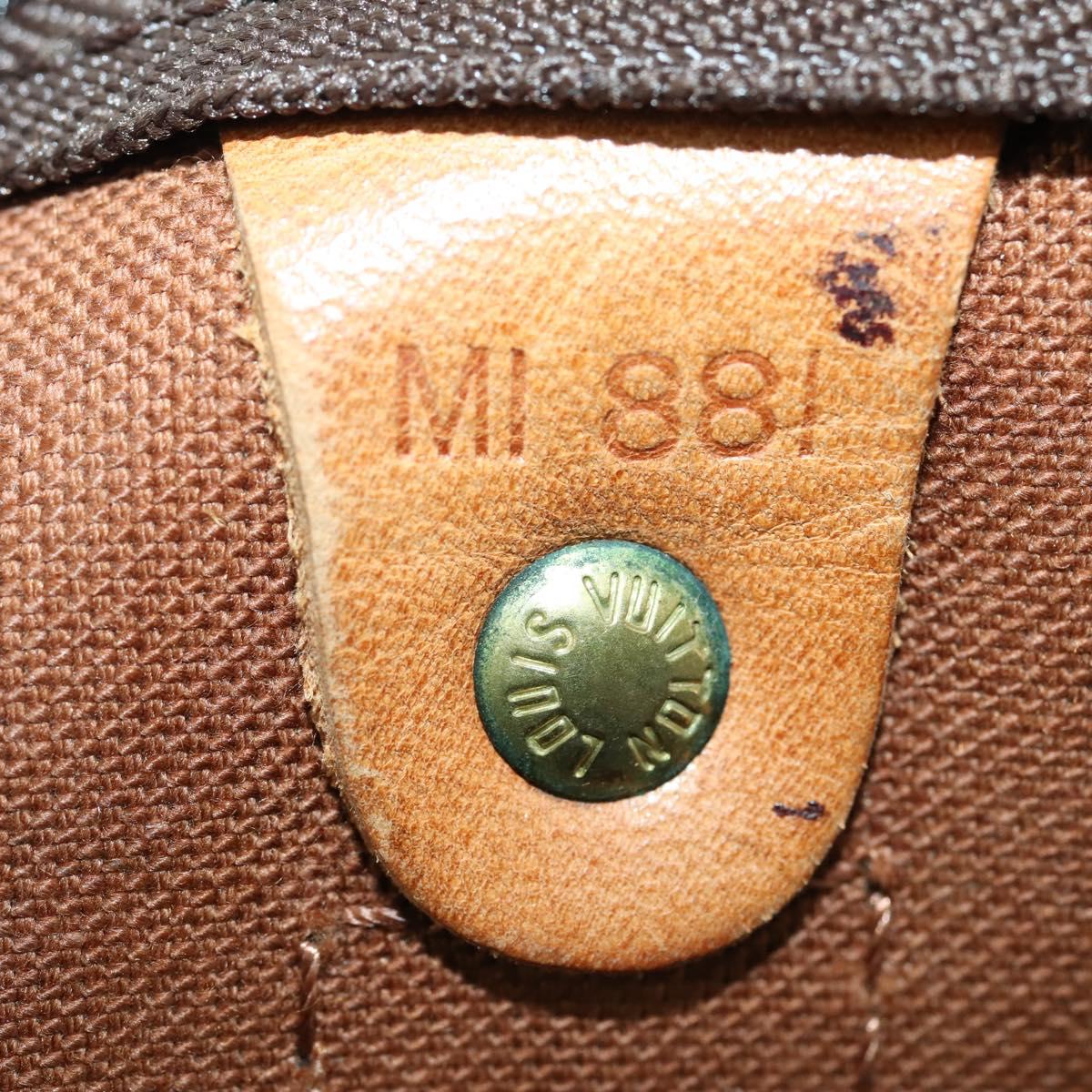 LOUIS VUITTON Monogram Keepall 55 Boston Bag M41424 LV Auth ka426