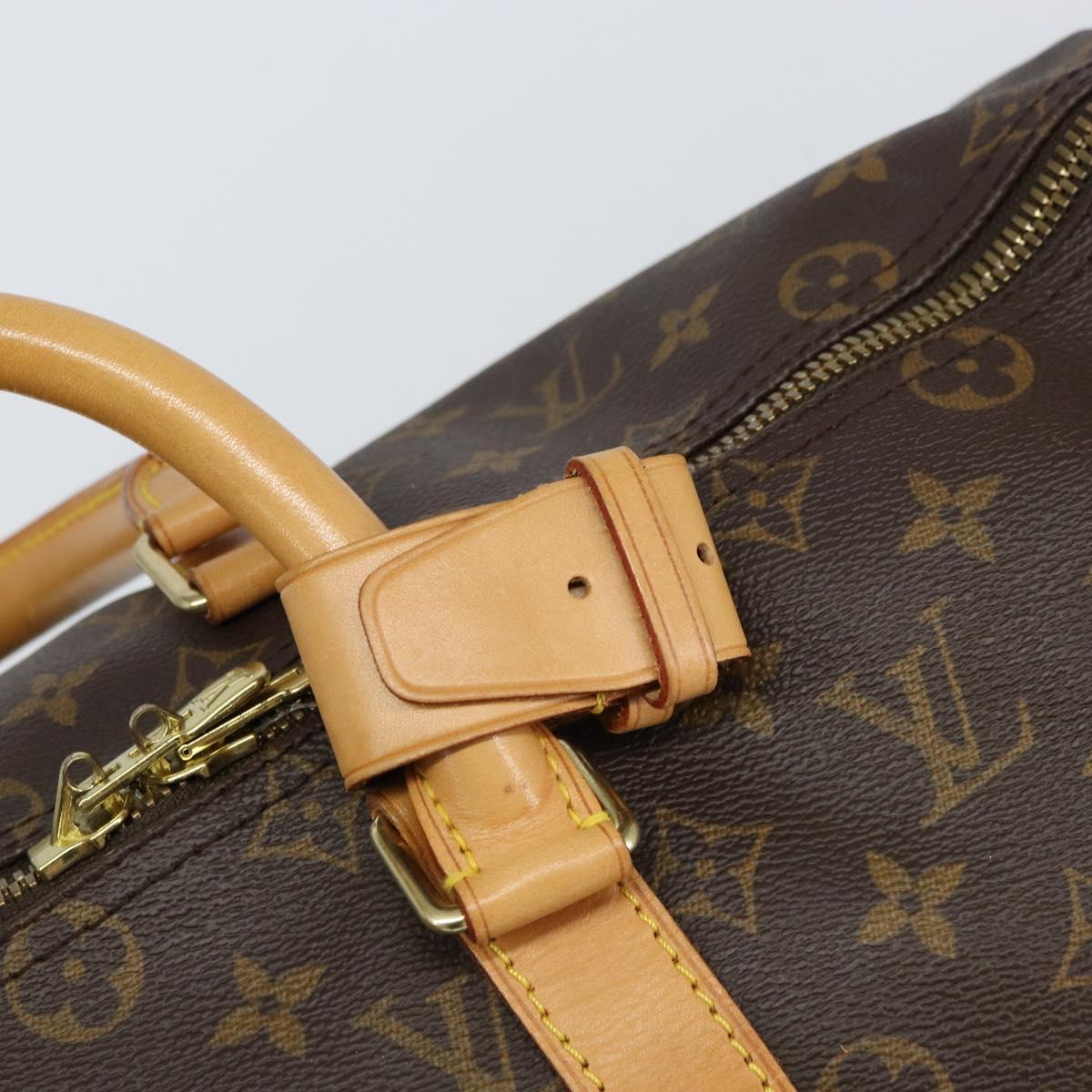 LOUIS VUITTON Monogram Keepall Bandouliere 45 Boston Bag M41418 LV Auth ka427