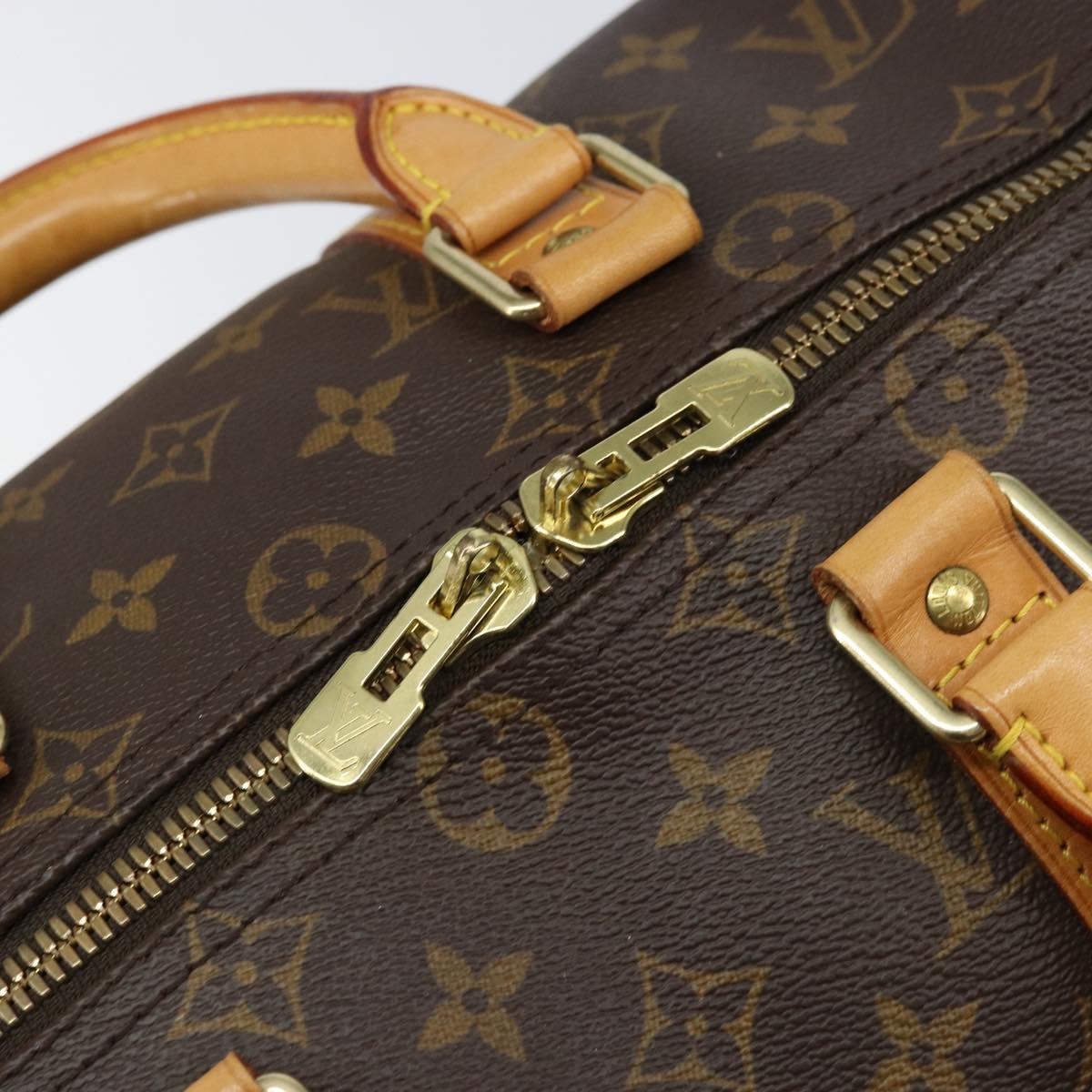 LOUIS VUITTON Monogram Keepall Bandouliere 45 Boston Bag M41418 LV Auth ka427