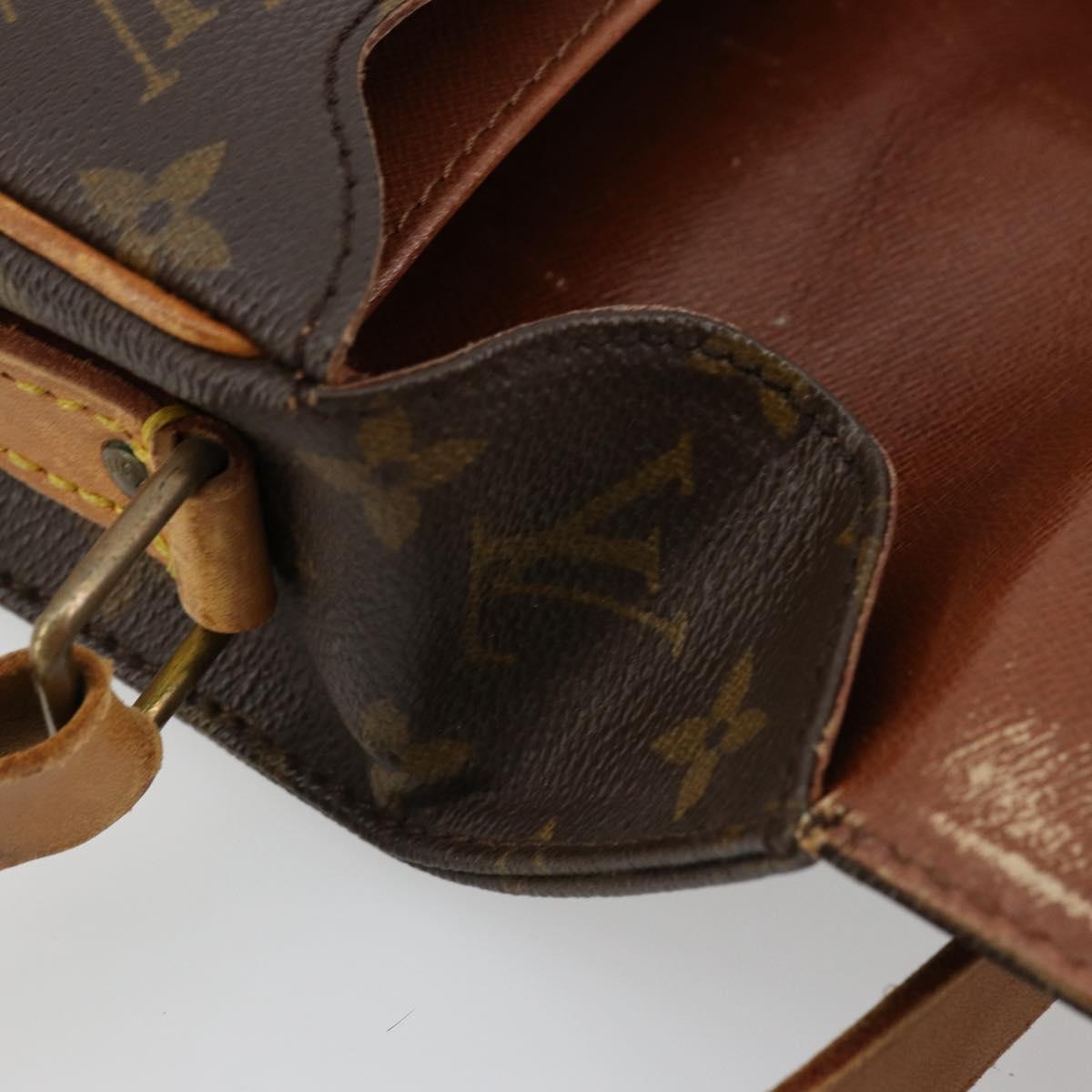 LOUIS VUITTON Monogram Cartouchiere MM Shoulder Bag M51253 LV Auth ka4270