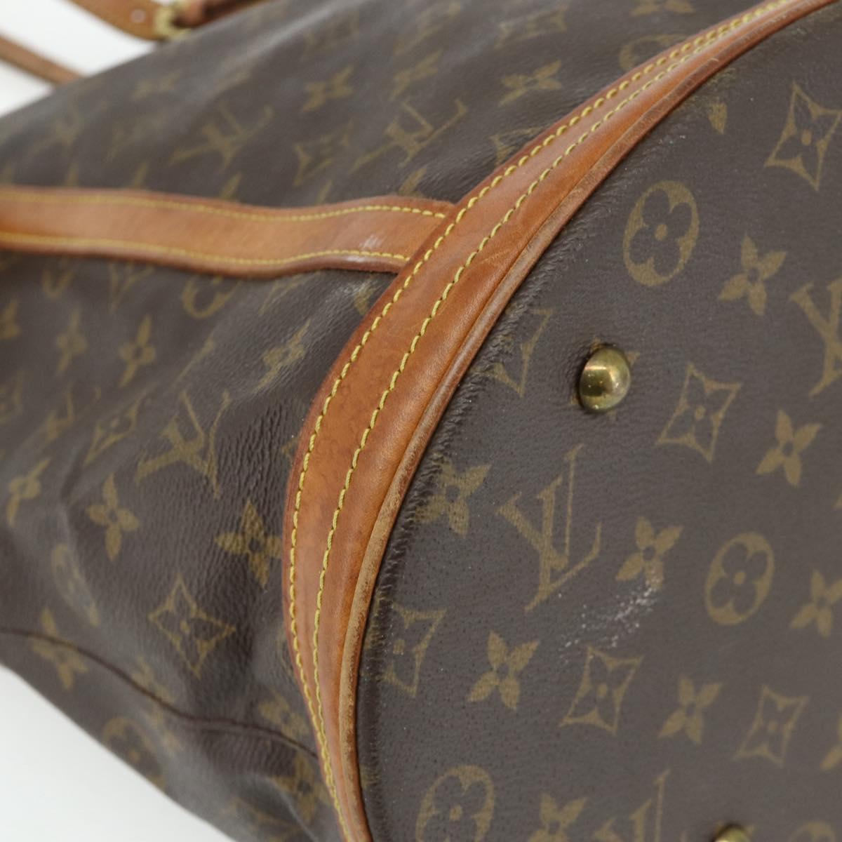 LOUIS VUITTON Monogram Bucket GM Shoulder Bag M42236 LV Auth ka4277