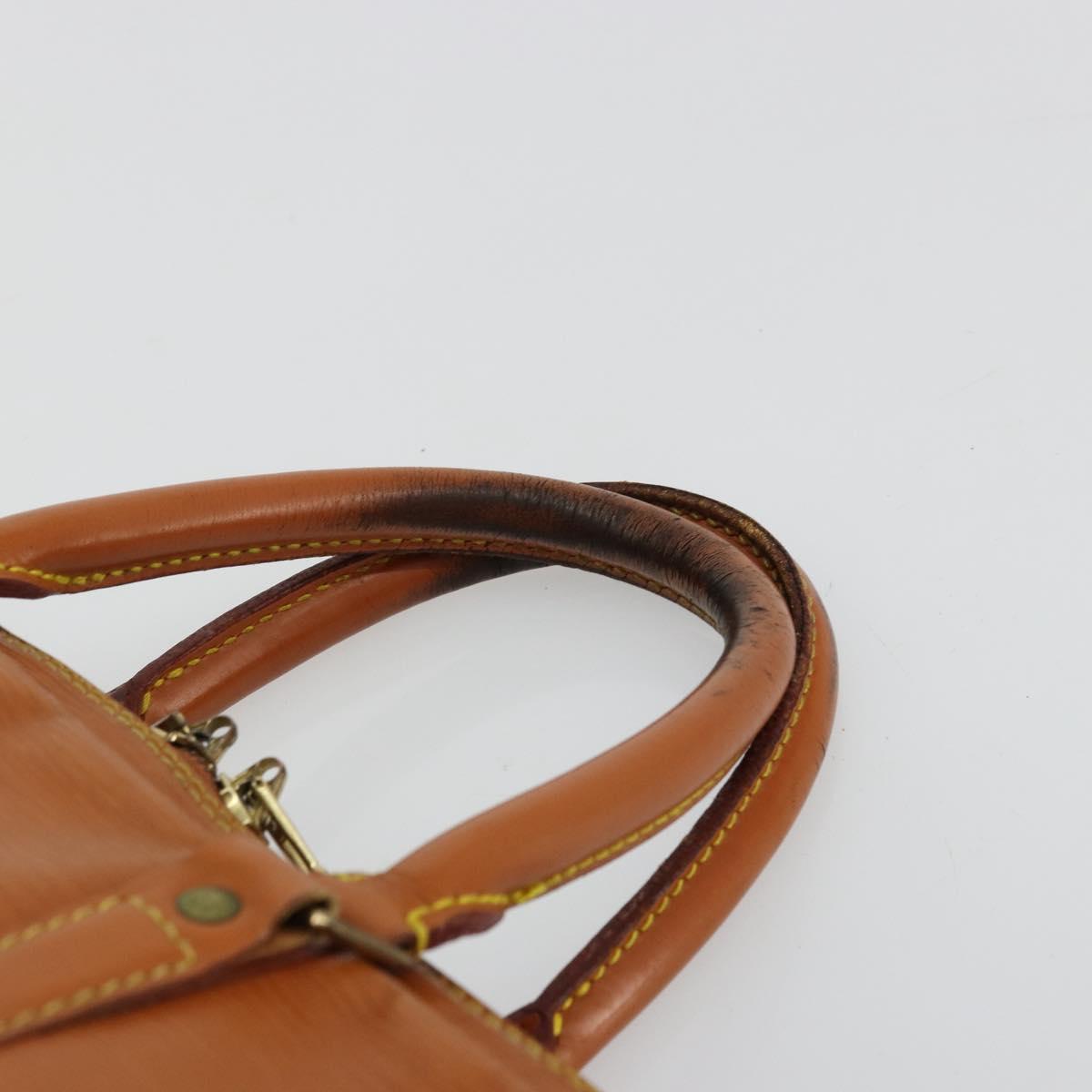 LOUIS VUITTON Epi Porte Documents Voyage Bag Zipangu Gold M54478 LV Auth ka4278
