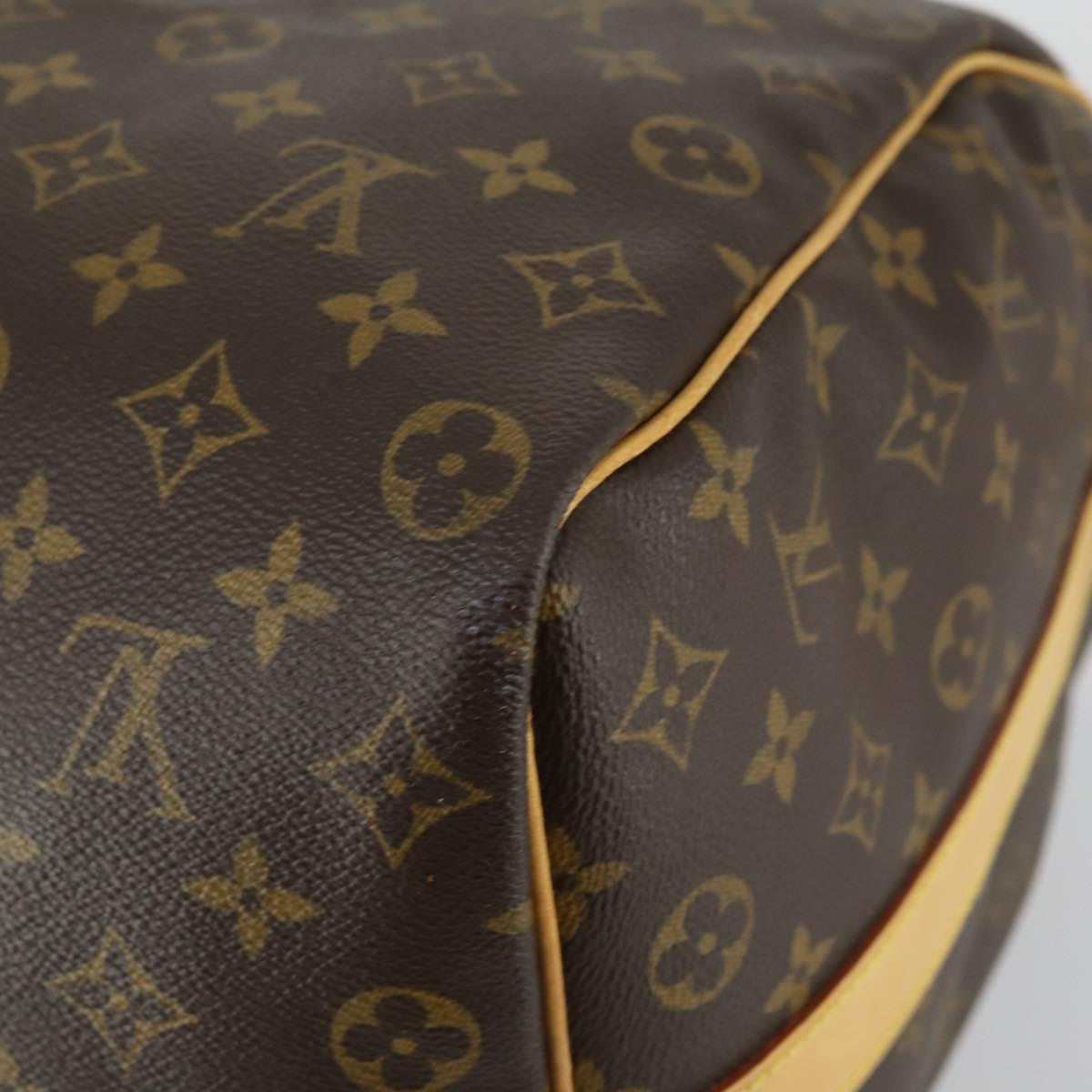 LOUIS VUITTON Monogram Keepall Bandouliere 50 Boston Bag M41416 LV Auth ka428