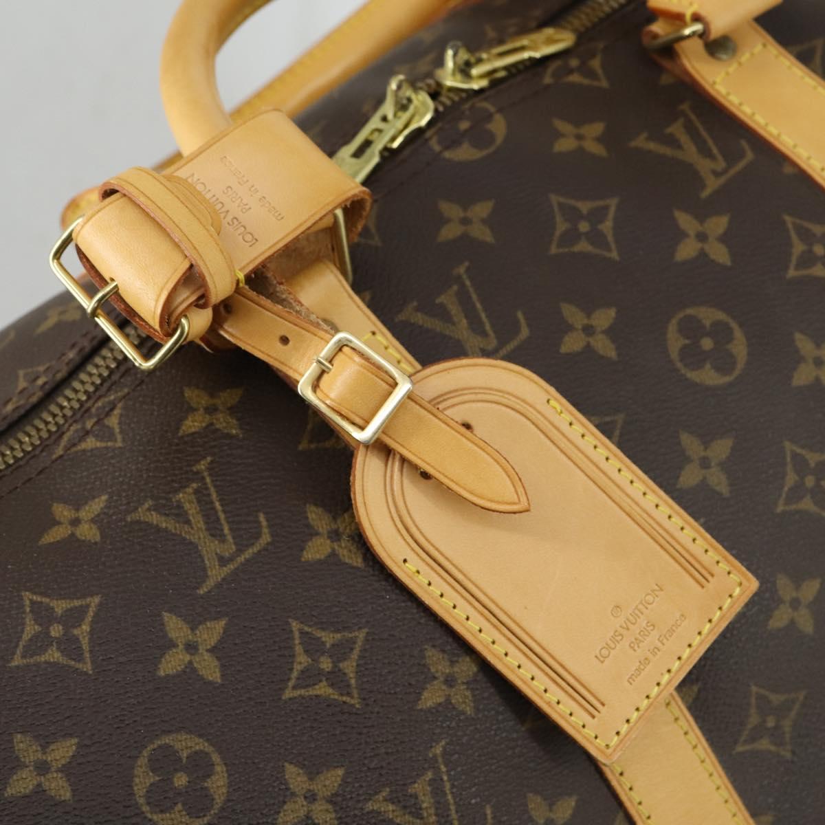 LOUIS VUITTON Monogram Keepall Bandouliere 50 Boston Bag M41416 LV Auth ka428