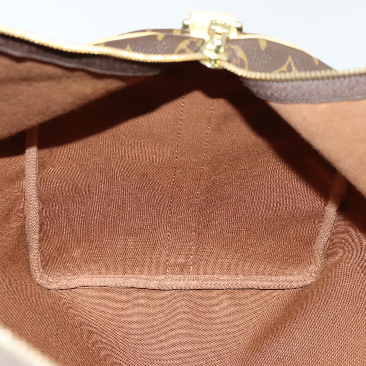 LOUIS VUITTON Monogram Keepall Bandouliere 50 Boston Bag M41416 LV Auth ka428