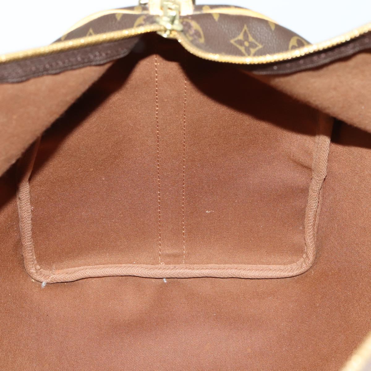 LOUIS VUITTON Monogram Keepall Bandouliere 50 Boston Bag M41416 LV Auth ka428